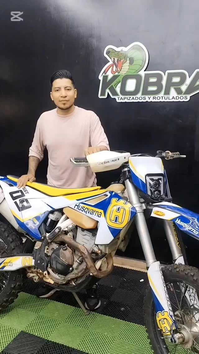 Cliente Kobra con su Husqvarna